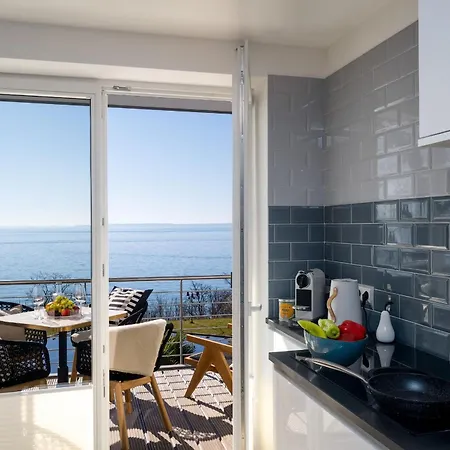 公寓 Meerzeit - Balkon, Sauna, Meerblick *